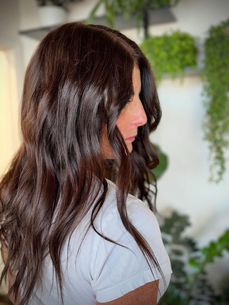 Rich chocolate brunette waves